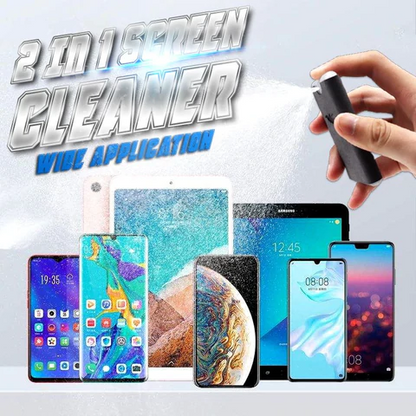 🧽 50% KORTING! 📱 2-in-1 schermreiniger – draagbaar, herbruikbaar & microvezel ✨