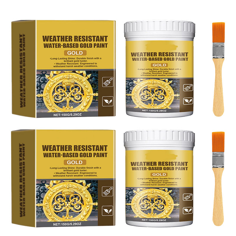 🥳💛 50% KORTING! 50K+ verkocht! Nooit meer gouden verf die na één seizoen vervaagt! Dé weerbestendige waterbasis goudverf met briljante metallic glans – voor metaal, hout & steen!