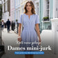 🔥2026 Nieuw Binnen & Bestseller & 50% Korting🔥 Dames Korte Mouw Gelaagde Mini Jurk