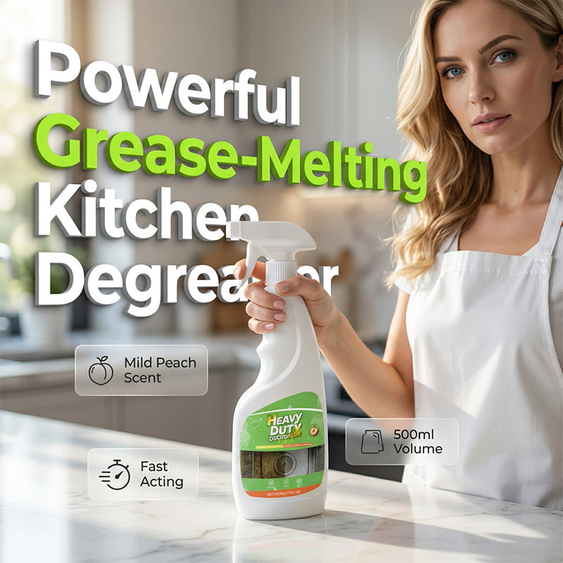 🏆 50% KORTING! 🍑 Krachtige ontvettingsspray voor de keuken – Snelwerkende vetverwijderaar, perfect voor afzuigkappen en met een verfrissende perzikgeur – Eén keer spuiten, en je keuken is weer vlekkeloos schoon ✨