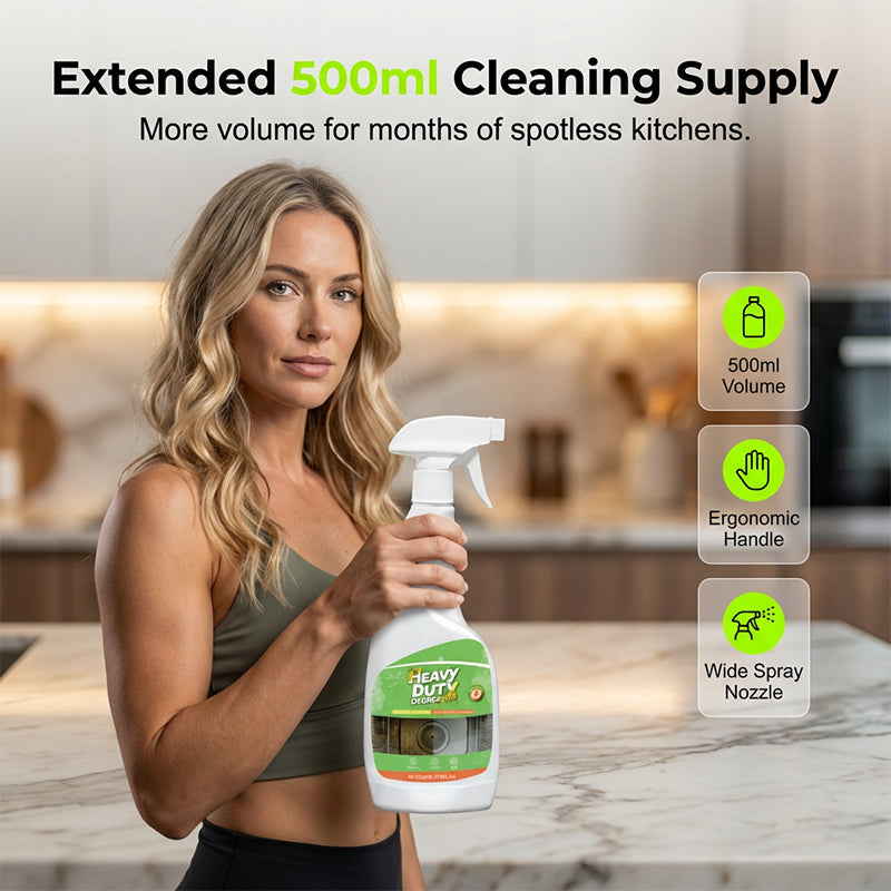 🏆 50% KORTING! 🍑 Krachtige ontvettingsspray voor de keuken – Snelwerkende vetverwijderaar, perfect voor afzuigkappen en met een verfrissende perzikgeur – Eén keer spuiten, en je keuken is weer vlekkeloos schoon ✨