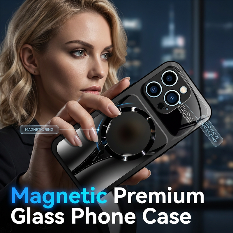 ⏰Stijlvolle magnetische schokbestendige telefoonhoesje