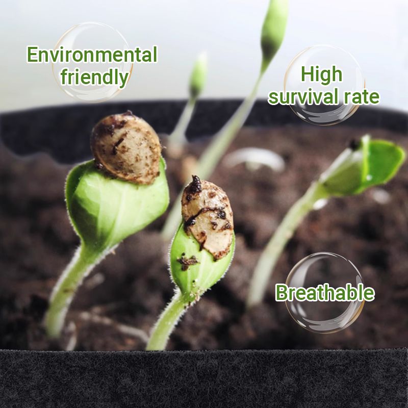 Poeak™ Micro-Belucht Geotextiel Kweekzak | Gezonde Wortels & Optimale Drainage