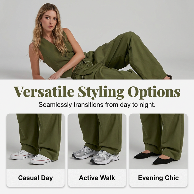 👖 NU 50% KORTING! 🏆 Volumineuze, geplooide lanterbroek – soepelvallend, elegant en met wijde pijpen – perfect voor een chique zomerlook of een formele gelegenheid ✨