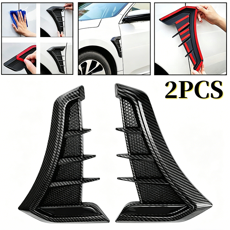 Decoratieve auto zij-scherm ventilatieopeningen stickers
