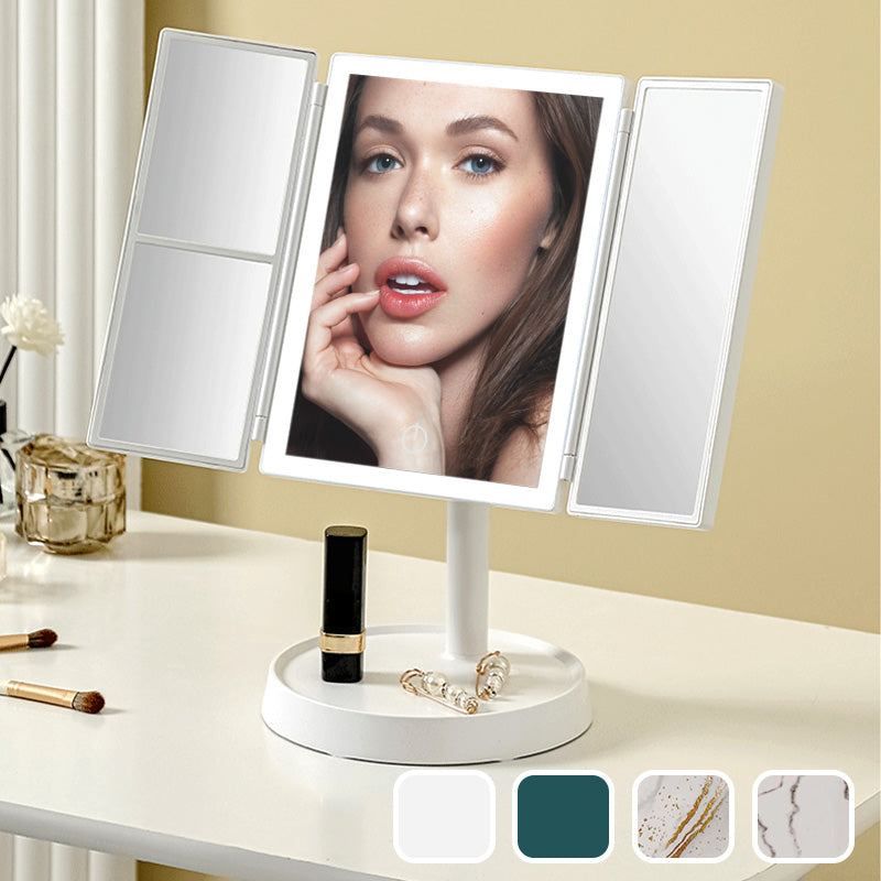LED Multifunctionele Opvouwbare Make-up Spiegel