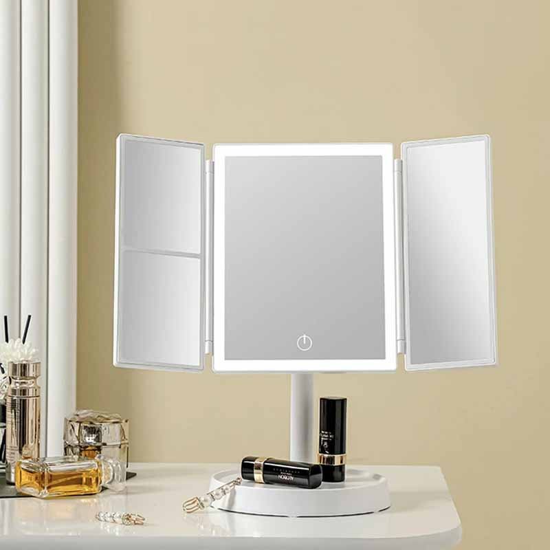 LED Multifunctionele Opvouwbare Make-up Spiegel