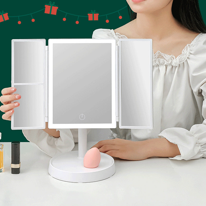 LED Multifunctionele Opvouwbare Make-up Spiegel