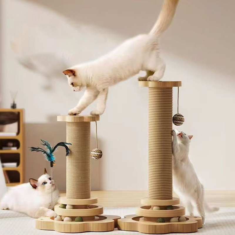 Multifunctioneel Kattenactiviteitencentrum met Krabplank en Speelgoed