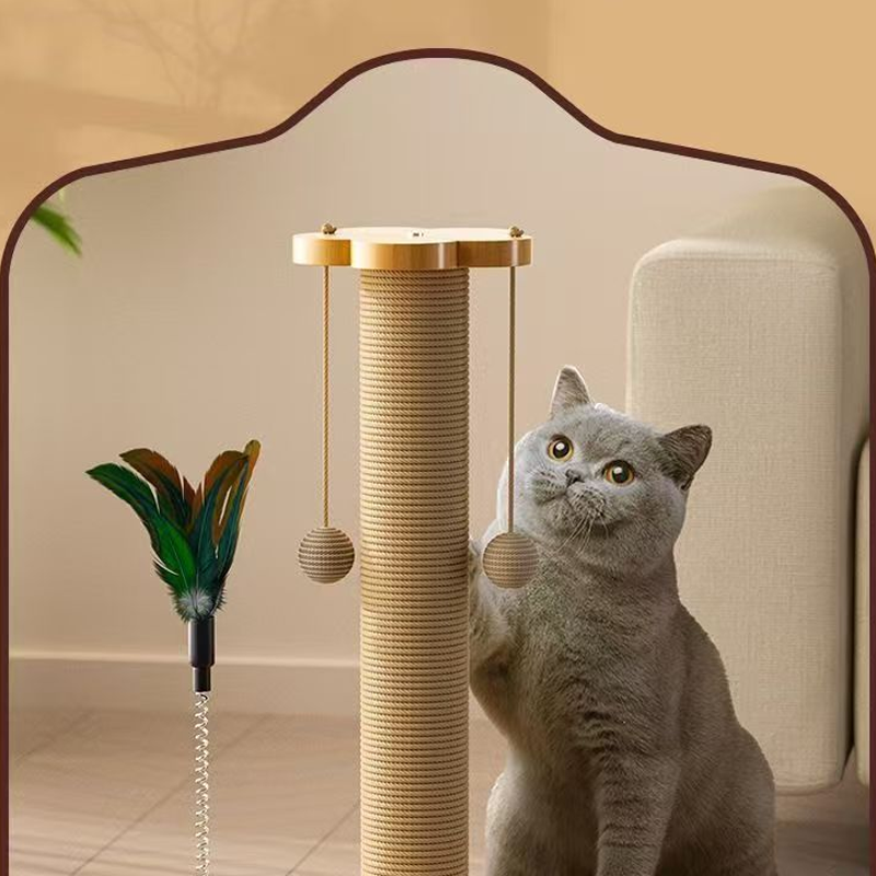 Multifunctioneel Kattenactiviteitencentrum met Krabplank en Speelgoed