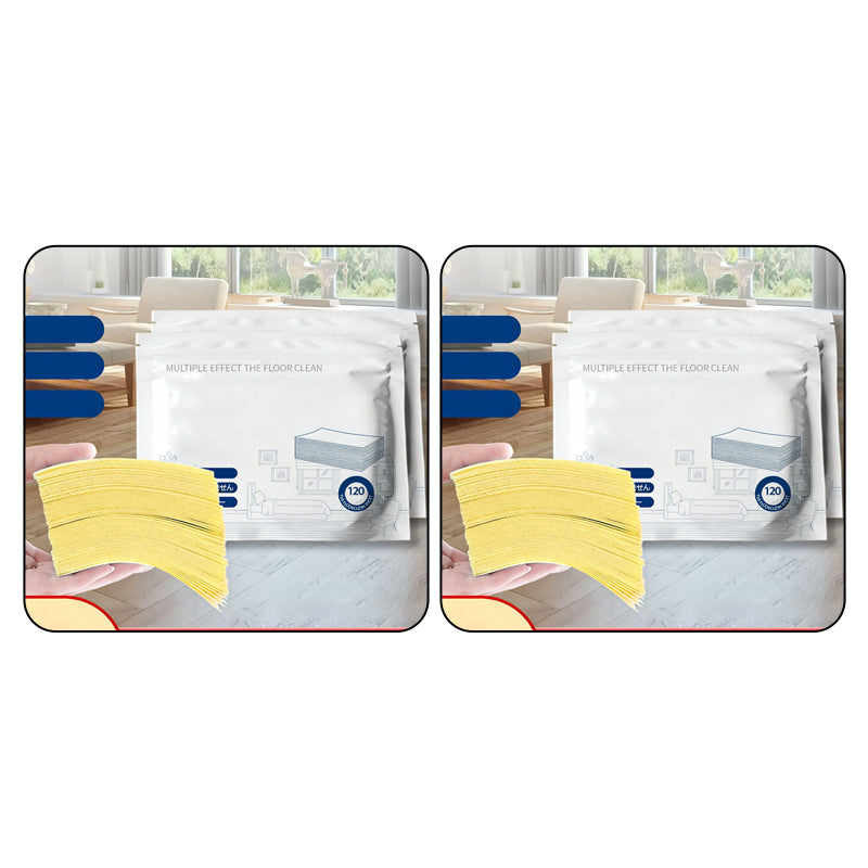 🥳UITVERKOOP 2026🥳💞50% KORTING | 50.000+ verkocht!Wateroplosbare vloerdoekjes 120st | Geen afmeten, glanzende vloeren