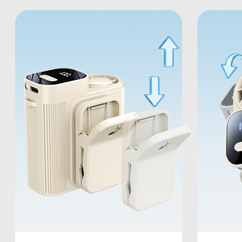Multifunctionele miniventilator voor paraplu’s, bureaus en buiten