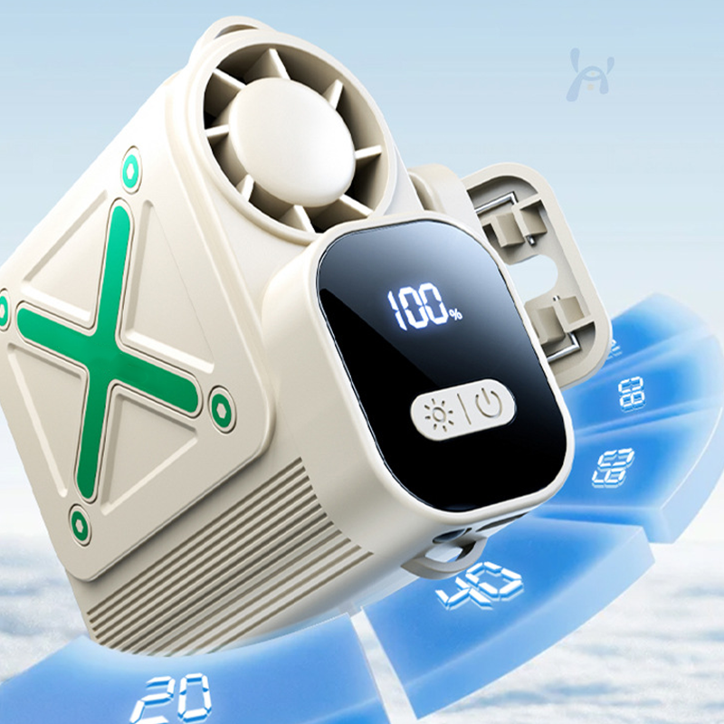 Multifunctionele miniventilator voor paraplu’s, bureaus en buiten