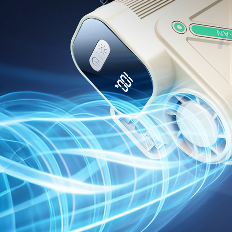 Multifunctionele miniventilator voor paraplu’s, bureaus en buiten