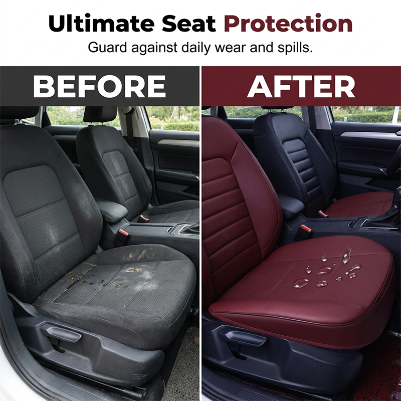 Breathable PU Leather Car Seat Cushion