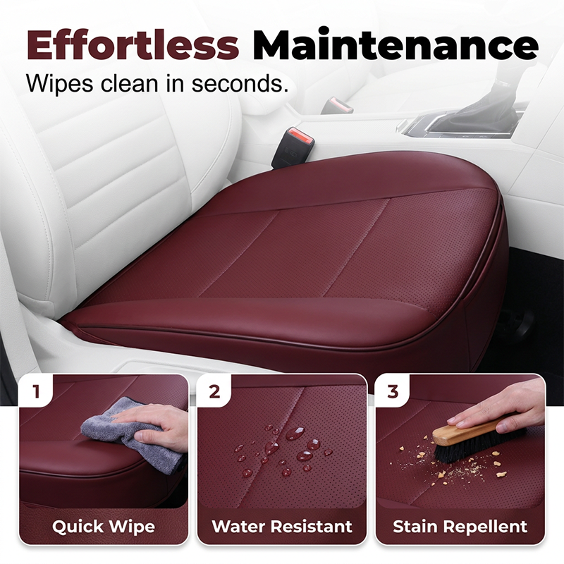 Breathable PU Leather Car Seat Cushion
