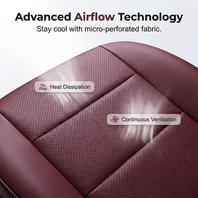 Breathable PU Leather Car Seat Cushion