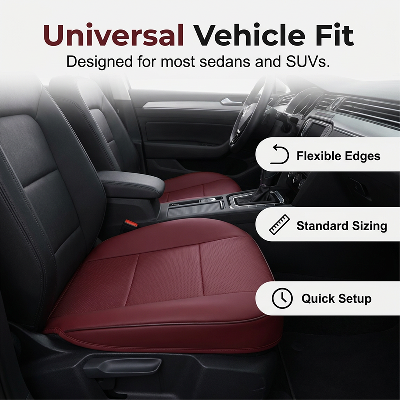 Breathable PU Leather Car Seat Cushion