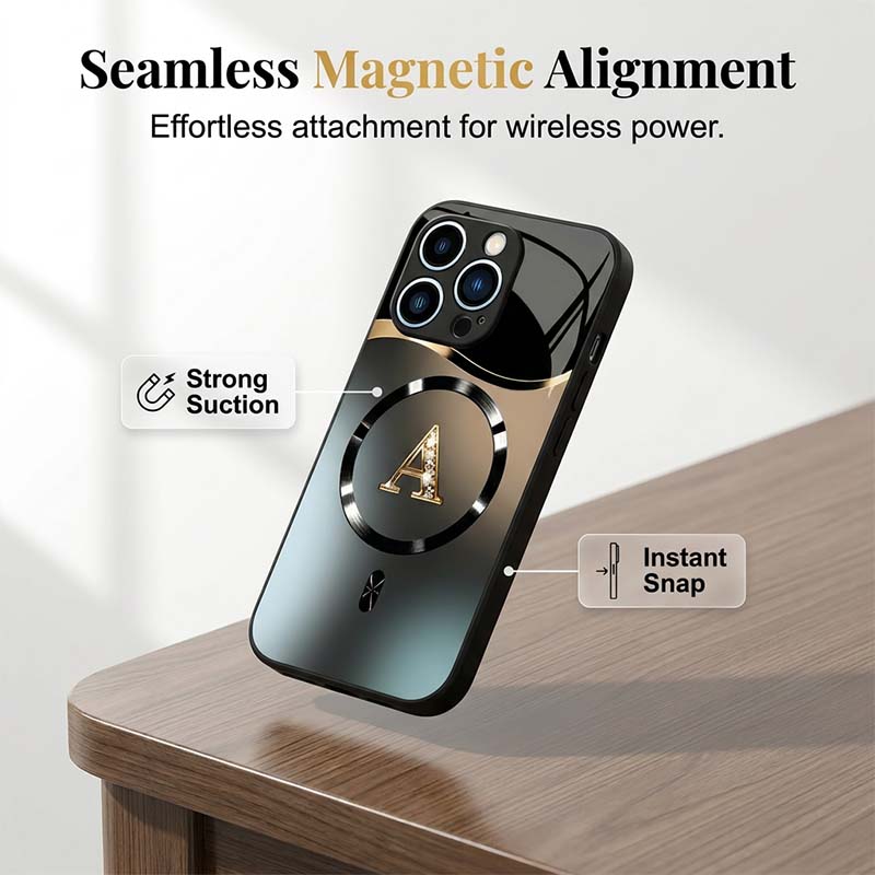 📢 50% KORTING 🧲 Stijlvol, schokbestendig telefoonhoesje met magnetische sluiting en glanzende afwerking – Sterke magnetische sluiting, elegante details, valbescherming ✨