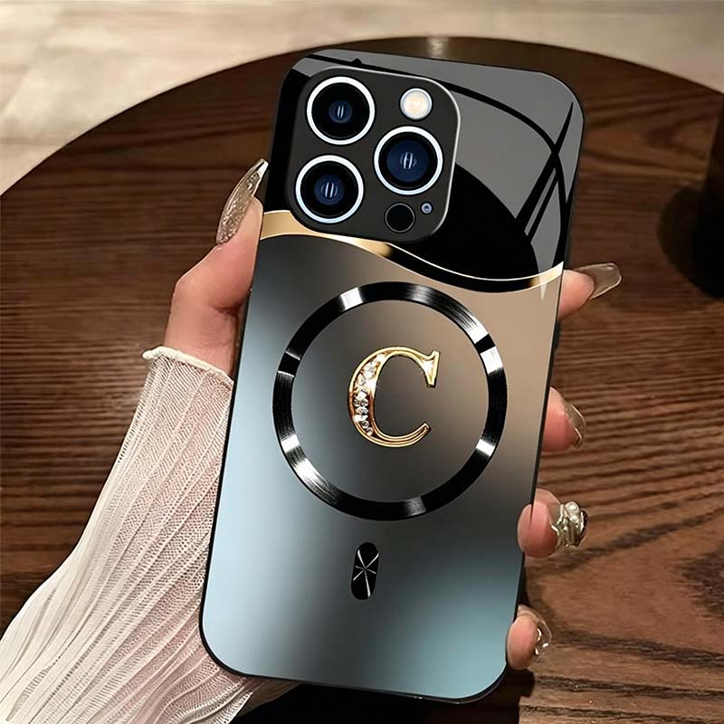 📢 50% KORTING 🧲 Stijlvol, schokbestendig telefoonhoesje met magnetische sluiting en glanzende afwerking – Sterke magnetische sluiting, elegante details, valbescherming ✨