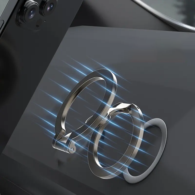 Opvouwbare magnetische ring telefoonhouder