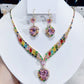 💎Fonkelende hartensieraden set – ketting & oorbellen, elegant, lichtgewicht💖