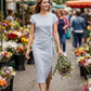 Gestreepte Midi Jurken Dames 👗 Verstelbare Zijstrik | Zachte Ademende Stof 🌻