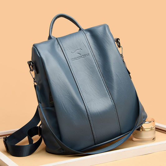 🎒 Stijlvolle PU Damesrugzak | Ruim, Elegant & Veilig (Anti-Diefstal Design)