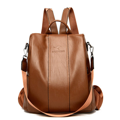 🎒 Stijlvolle PU Damesrugzak | Ruim, Elegant & Veilig (Anti-Diefstal Design)