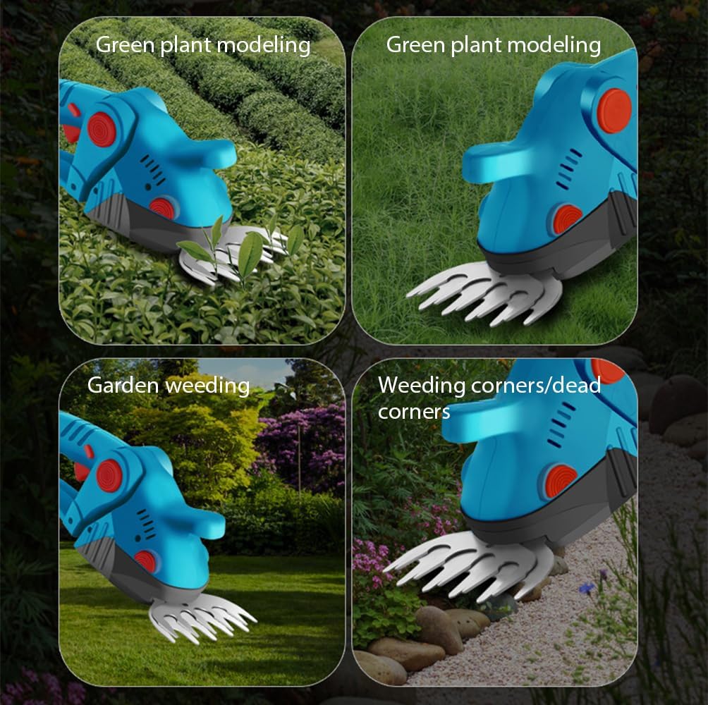 🔥50% KORTING + GRATIS VERZENDING🌿 2-in-1 Draadloze Mini Heggenschaar & Grasschaar | Lichtgewicht & Krachtig 🔋