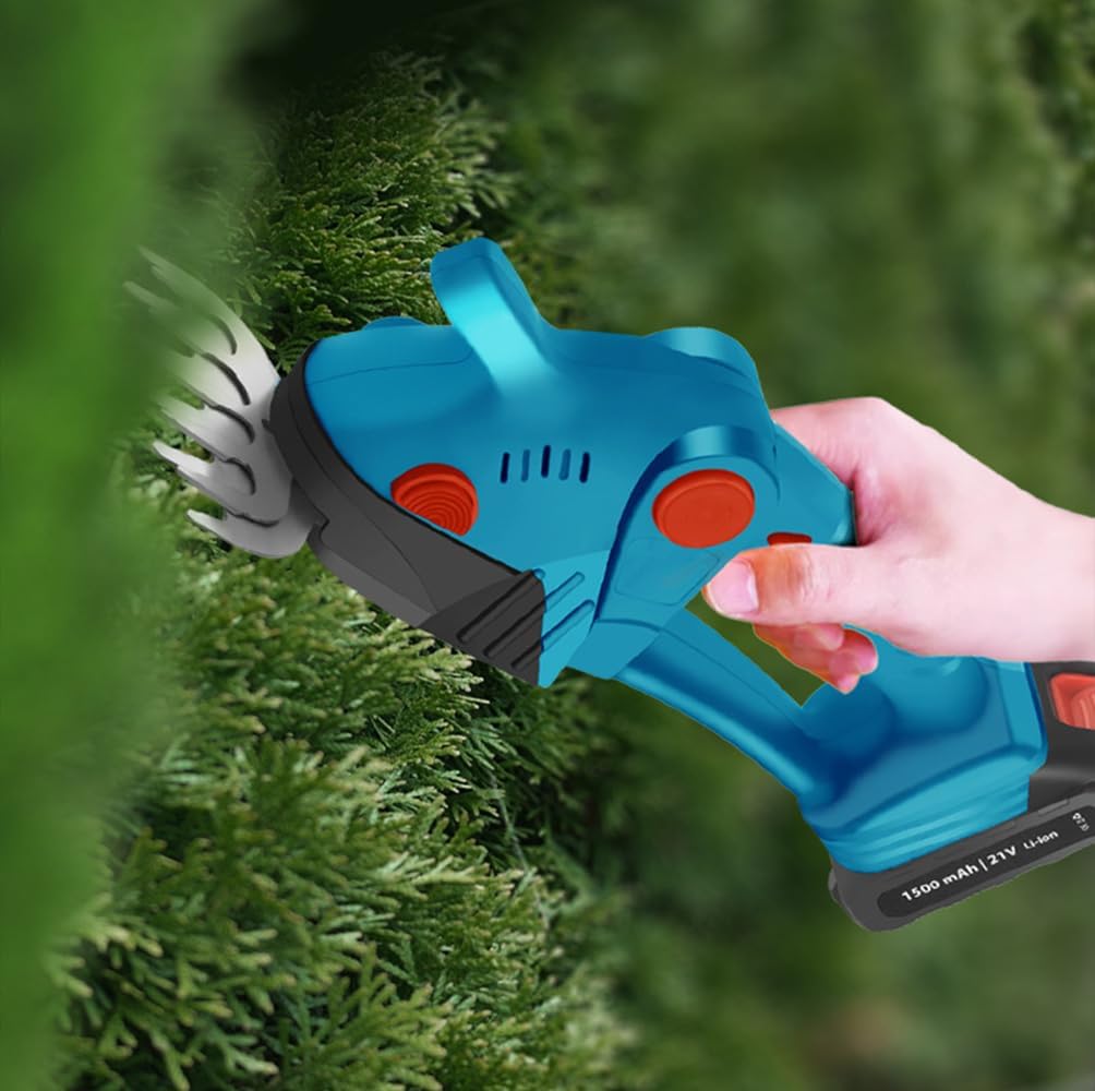 🔥50% KORTING + GRATIS VERZENDING🌿 2-in-1 Draadloze Mini Heggenschaar & Grasschaar | Lichtgewicht & Krachtig 🔋