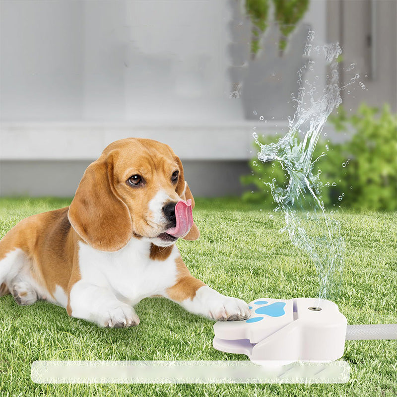🐶⛲ Automatische Pedaal Waterfontein voor Honden | Altijd Vers Drinkwater Buiten 🐾