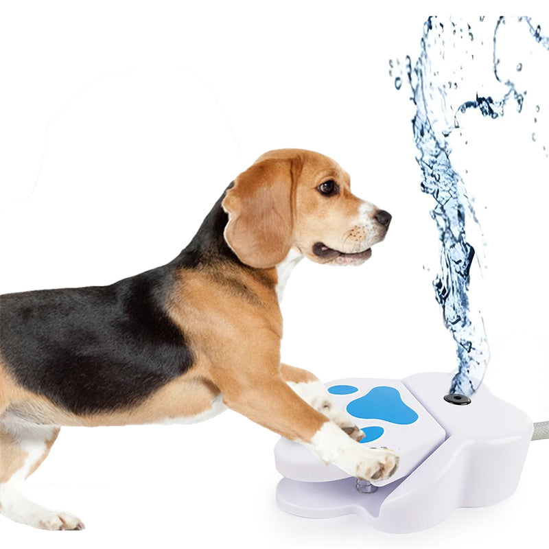 🐶⛲ Automatische Pedaal Waterfontein voor Honden | Altijd Vers Drinkwater Buiten 🐾