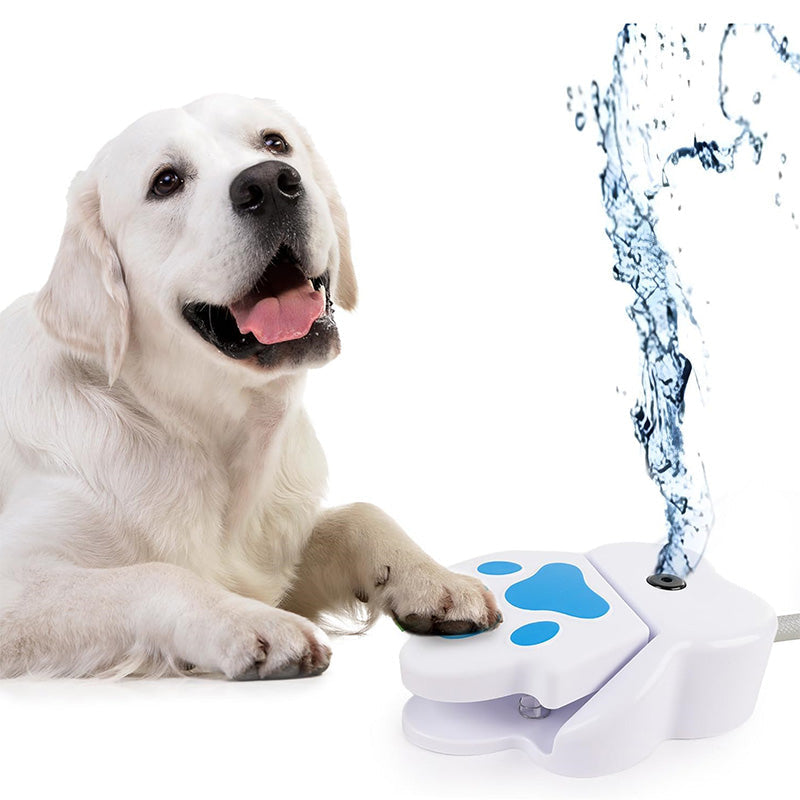 🐶⛲ Automatische Pedaal Waterfontein voor Honden | Altijd Vers Drinkwater Buiten 🐾