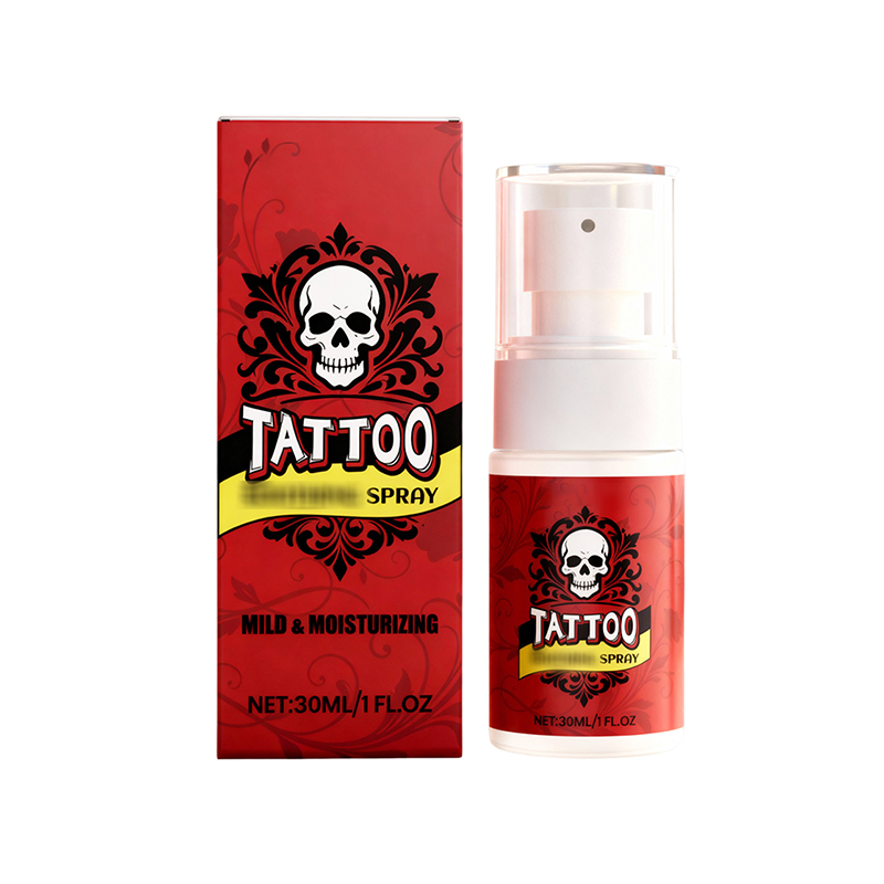 Hydraterende spray voor nazorg na een tatoeage
