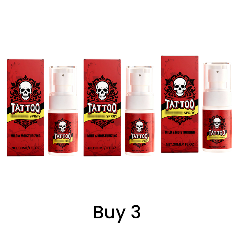 Hydraterende spray voor nazorg na een tatoeage