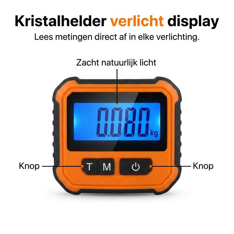 🏆LAATSTE DAG UITVERKOOP 50% KORTING🔥Draagbare elektronische weegschaal voor op reis