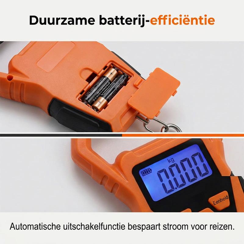 🏆LAATSTE DAG UITVERKOOP 50% KORTING🔥Draagbare elektronische weegschaal voor op reis