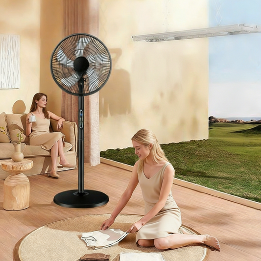 🌀 Standventilator met hoge luchtstroom en afstandsbediening 💨