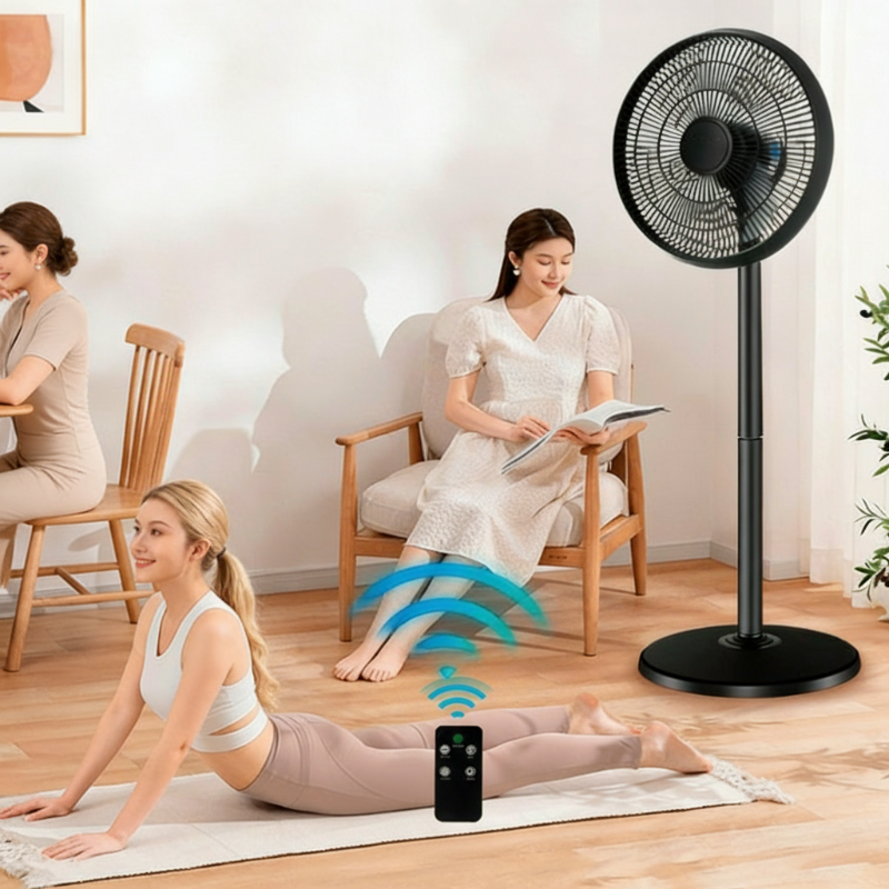 🌀 Standventilator met hoge luchtstroom en afstandsbediening 💨