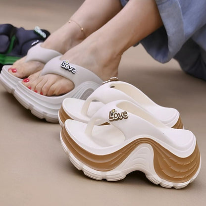 👡 Plateausandalen met teenslipper voor dames 🌟