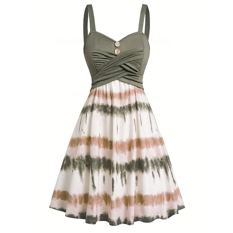 🔥 50% korting 👗 Tie-dye A-lijn cami-jurk voor dames 💘