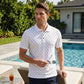 🔥 50% korting 👕 Casual T-shirt met korte mouwen en patroon voor heren