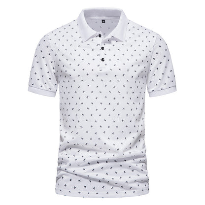 🔥 50% korting 👕 Casual T-shirt met korte mouwen en patroon voor heren