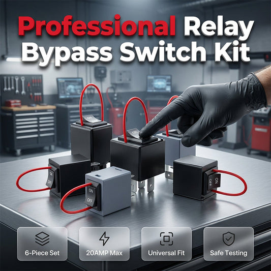 🧰 50% korting ⚙ Relais-tester en bypass-jumper set voor auto's 💪