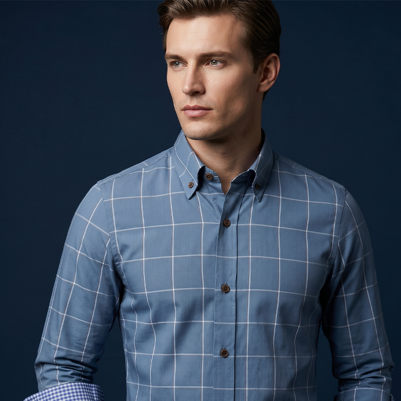 👔 50% KORTING 🎯 Herenoverhemd met ruitjesmotief, moderne pasvorm – Casual, stijlvol en veelzijdig te combineren ✨
