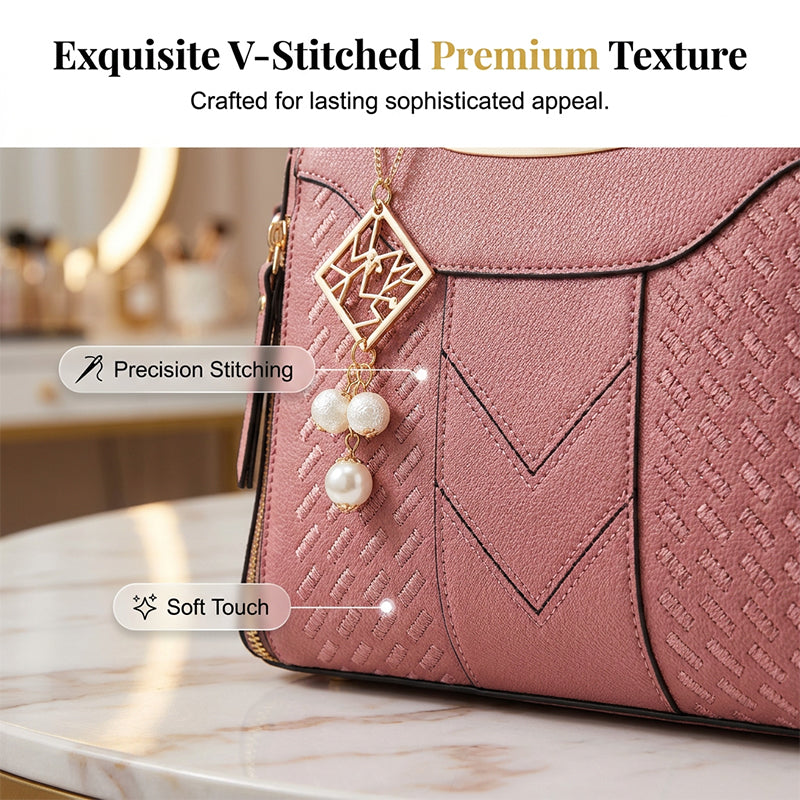 👜Elegante damestas met handvat en schouderriem✨