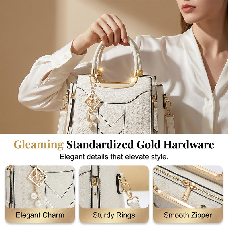 👜Elegante damestas met handvat en schouderriem✨