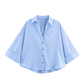 🔥 50% korting op de nieuwe overhemden van 2026 🌸 Luchtdoorlatend casual shirt met wijde mouwen voor dames 🌼
