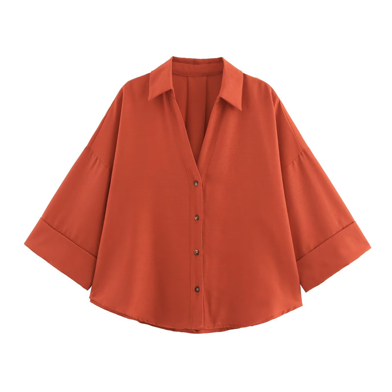 🔥 50% korting op de nieuwe overhemden van 2026 🌸 Luchtdoorlatend casual shirt met wijde mouwen voor dames 🌼